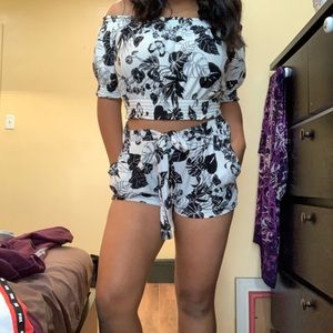 2 piece romper set